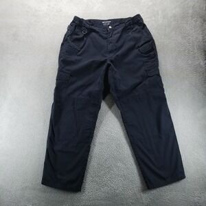 511 Tactical Pants Mens 38x30 Blue Cargo Straight Khakis Ripstop Construction